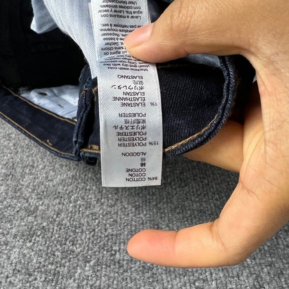 NWT GAP 1969 Blue Stretch Denim Low Rise Always Skinny Jeans Size 4/27R - Picture 9 of 9